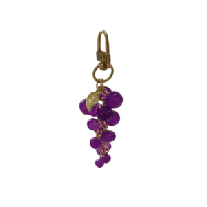 Porte-clef raisin noir